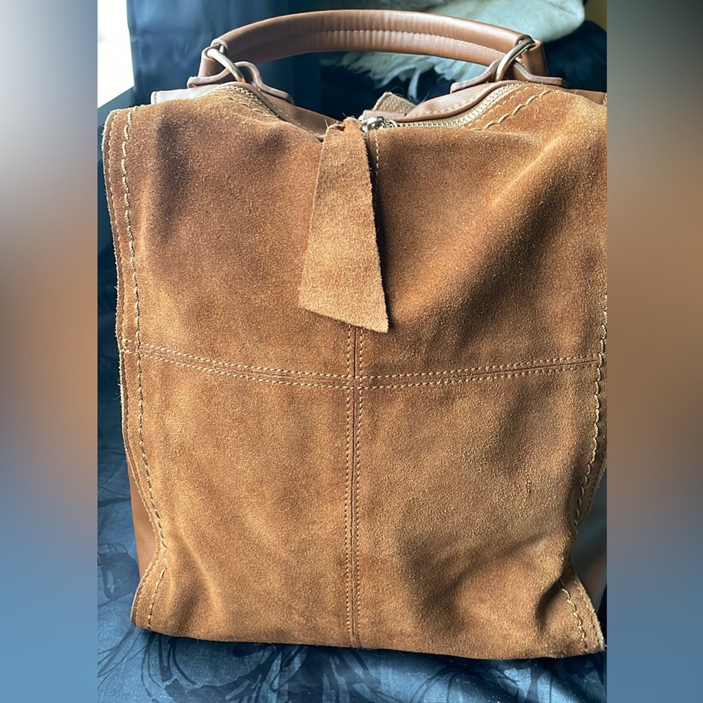 Moda Luxe vegan leather backpack tote